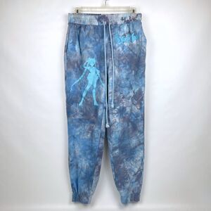 Hot Topic Sailor Moon Blue Tie Dye Sweatpants Women's Size S Anime Loungewear